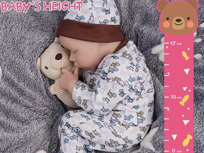 Reborn Dolls, 17 inch Handmade Realistic Reborn Babies Soft Vinyl Body with Feeding Kit, Reborn Baby Doll (DIFFERENT OPTIONS AVAILABLE, SEE PHOTOS)