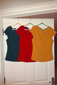 3 brand NEW tops, size S