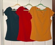 3 brand NEW tops, size S