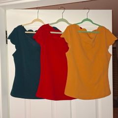 3 brand NEW tops, size S