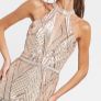Forever Unique Gold embellished maxi dress Image 3