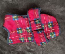 Danish design Dog Coat - Red Tartan