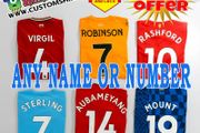 Premier League Jersey Number Printing