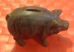 Cast Iron Pig (coin Bank)