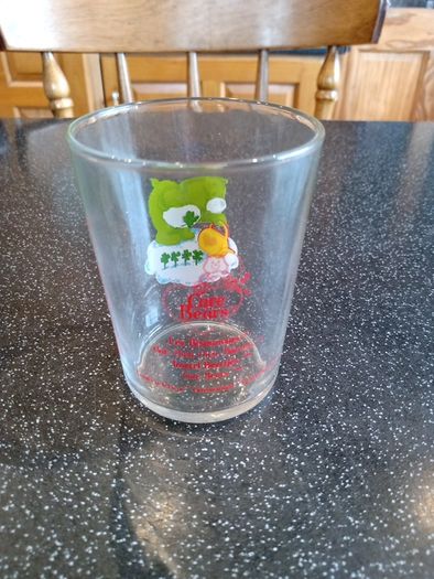 Care Bears Glass Vintage 1985