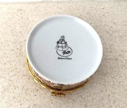 Vintage 1970s Spanish Porcelain Trinket Box