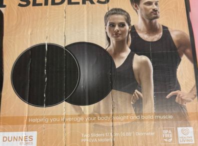 Brand New SLIDERS Helping you leverage your body weight and build muscle.