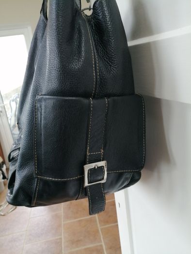 Getulio Black Leather Bag