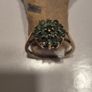 Vintage 9ct Gold starburst cluster ring Image 5
