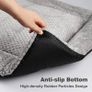 NEW SALE | Dog Bed Mat Large 90 x 58CM Washable Fluffy Sherpa Cat Bed Cushion with Anti-Slip Bottom Image 6