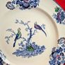 Wood &  Sons Oriental Birds Plate England, c. 1914-1924 Image 9