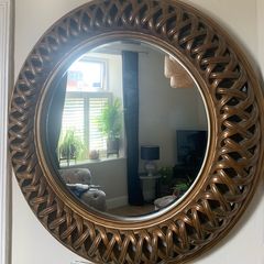 large circular mirror