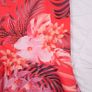 Lipsy Orange Tropical Floral Off-the-Shoulder Bardot Midi Dress 10UK/38EU Image 2