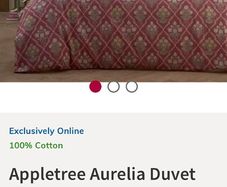 BNWT King size Appletree Aurelia Duvet Cover Set pink