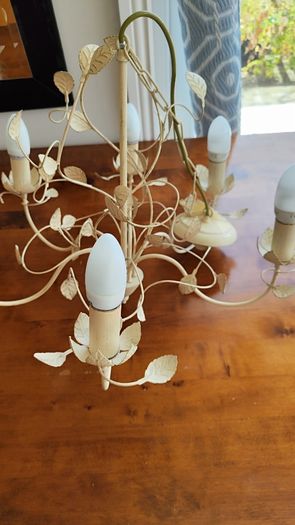 BnQ Antique Cream Chandelier