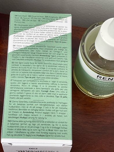 REN Barrier Support Elixir 30ml - New / Boxed