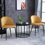 Dining Chairs Mustard Set Of 2 Image 2