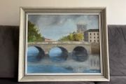 Original Painting Titled 'The Four Courts'