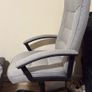 Grey Fabric Office Chair Image 4