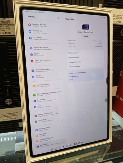 Samsung Galaxy Tab S9 ultra Plus SM-X910 - 256GB - WiFi - Graphite + S Pen