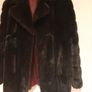 vintage 70's dark brown fax fur jacket Image 2