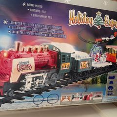 Goldlok Christmas Musical Holiday Express Train Set Toy