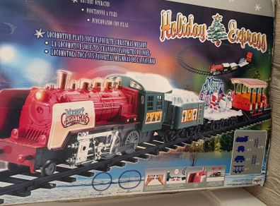 Goldlok Christmas Musical Holiday Express Train Set Toy