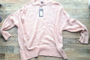 brand new with tags new look light pink jumper.  Size large