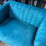 Teal dfs Enchanted sofa set. Four seater and cuddle seat. Image 2