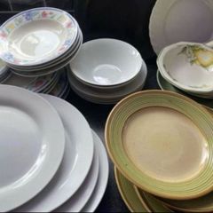 dishes glasses cups