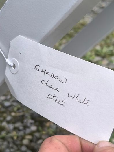 Minimalist Brutalist Metal "Shadow Chair"  Unique Artist One-Off