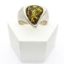 Sterling Silver Natural Baltic Amber  Ring Image 4