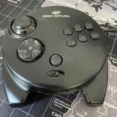 Sega Saturn Official 3d Analog Controller Control Pad Black