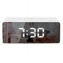 New Digital LCD Large Display Alarm Clock Mirror Lamp Face Home Tool #1426 Image 5