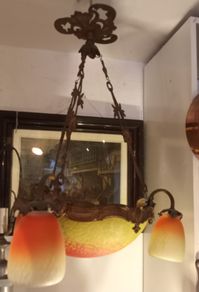 Original Art Deco ceiling centrepiece light