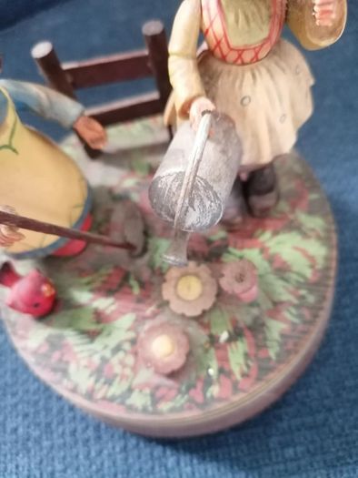 Antique ANRI Its a Small World Music Box