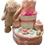 Baby Shower/Nappy Cake Bunny 3 Pink or Blue ( shipping extra 5 euro) Image 2