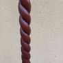 Vintage Mahogany Barley Twist Coat Hanger Image 4