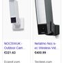 Netatmo Smart Outdoor Surveillance Camera with 105dB Alarm, Wi-Fi, Built-In Lighting, Motion Detection, Night Vision, No Subscription, White, NOC-S-W Image 4