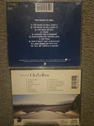 Chris Rea CDs Collection: The Road To Hell / The Best Of.