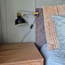 Ikea black Wall Lamp / Clamp Lamp spotlight x2 Image 3