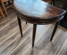 half moon table