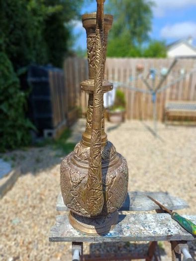 Large Antique Brass Ewer