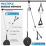 _DIY Pulley Cable Machine Attachment System, Fitness Cable Pulley System Home Gym Equipment Workout Accessories for Lat Pull Downs, Tricep Extensions, Tricep Pull Downs Image 2
