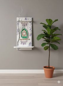 Enchanted fairy door/decorative shelf display