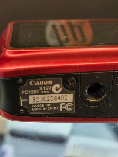 Canon Power Shot A480 10MP 3.3X Zoom Red Canon Digital Camera Canon Powershot/ Used