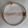 Pandora Moments two-tone bangle ir sterling silver with a 14k yellow gold ball clasp. (Size approx 19cm) for the right size please check all the photos (the bracelet is in very good condition) Image 6