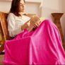 Pink Fleece Blanket 127cm x 178cm Image 3