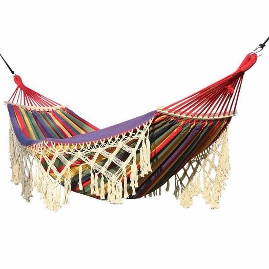 Lovely Large Hammock With Wooden Stand / Delivery