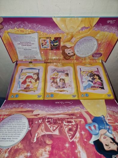 Brand new Disney Princess Official DVDs and Book
